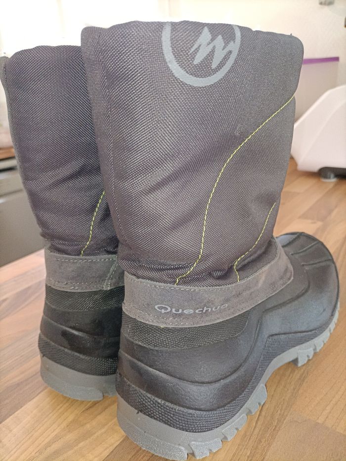 Bottes de neige ski quechua 42-43 noir - photo numéro 2