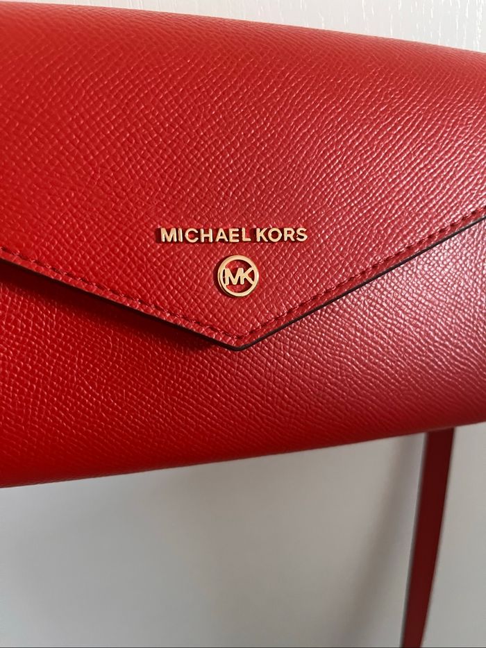 Sac pochette MK terracota - photo numéro 2