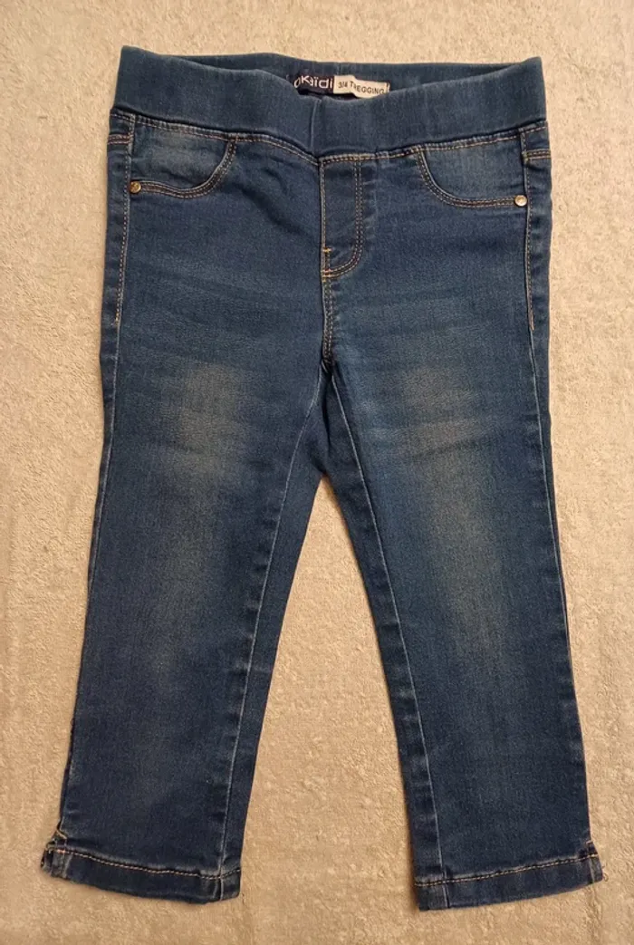 3/4 tregging Okaïdi 6 ans (réf perso F-M29)(familleac72)