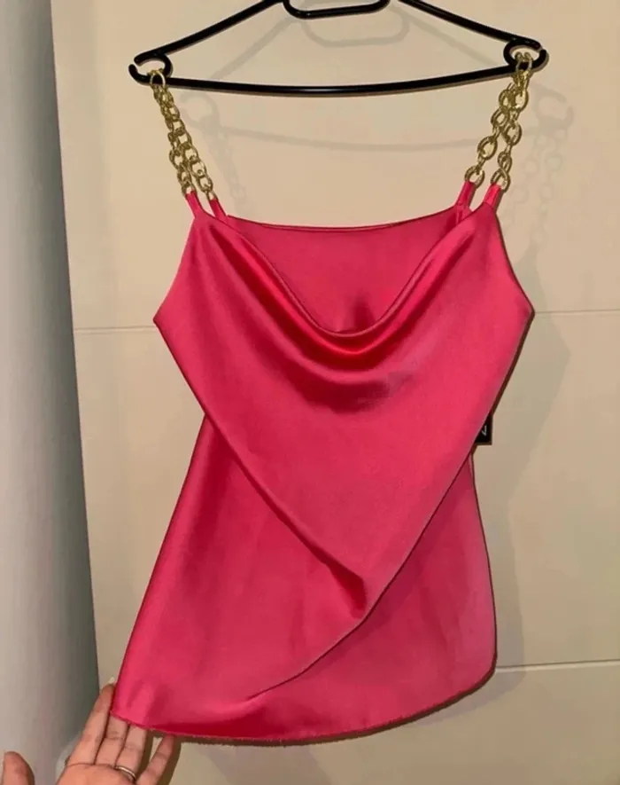 Magnifique top rose neuf T.U - photo numéro 3