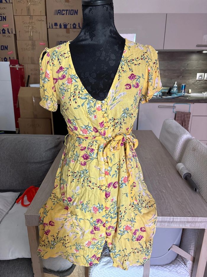 Robe fluide jaune S
