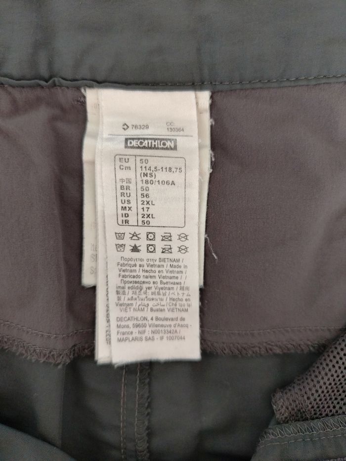 Short gris Quechua - photo numéro 4