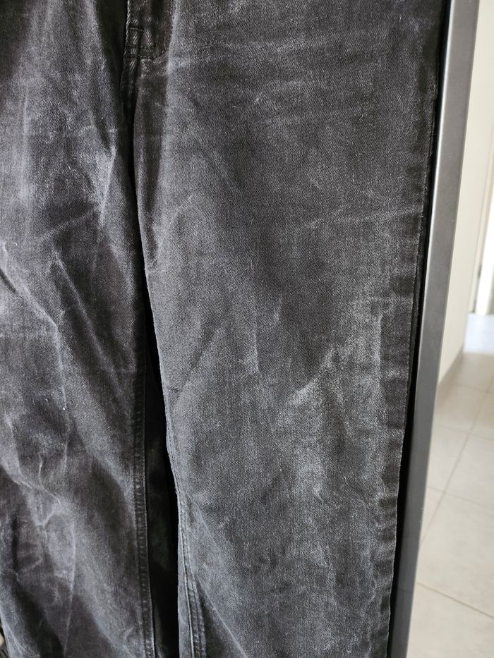 Jean pattes deph noir Mango taille S effet délavé - photo numéro 6