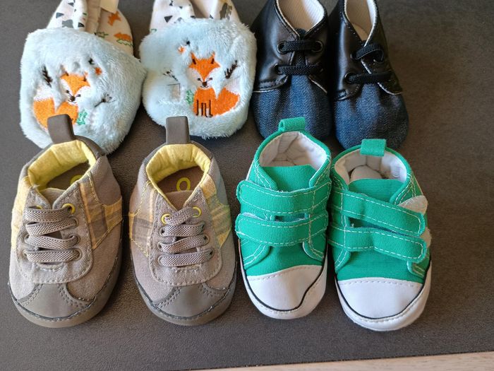 lot de 4 paires de chaussures bébé - photo numéro 2