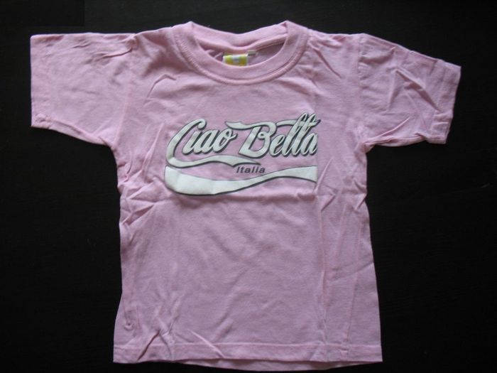 TEE SHIRT MC ROSE CLAIR FILLE "PRINT.MEL" - 3 / 4 ANS - n°02