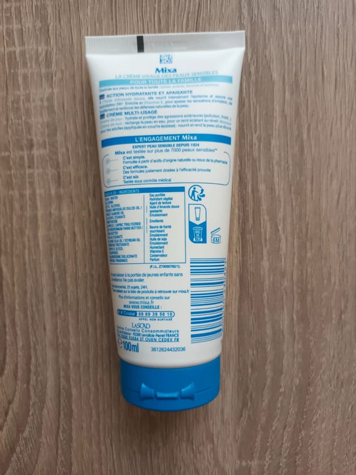 Crème visage mixa - photo numéro 2