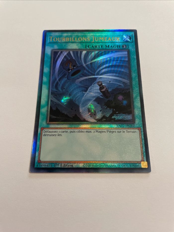Yu-Gi-Oh! Tourbillons Jumeaux : UL RA02-FR060 - photo numéro 2