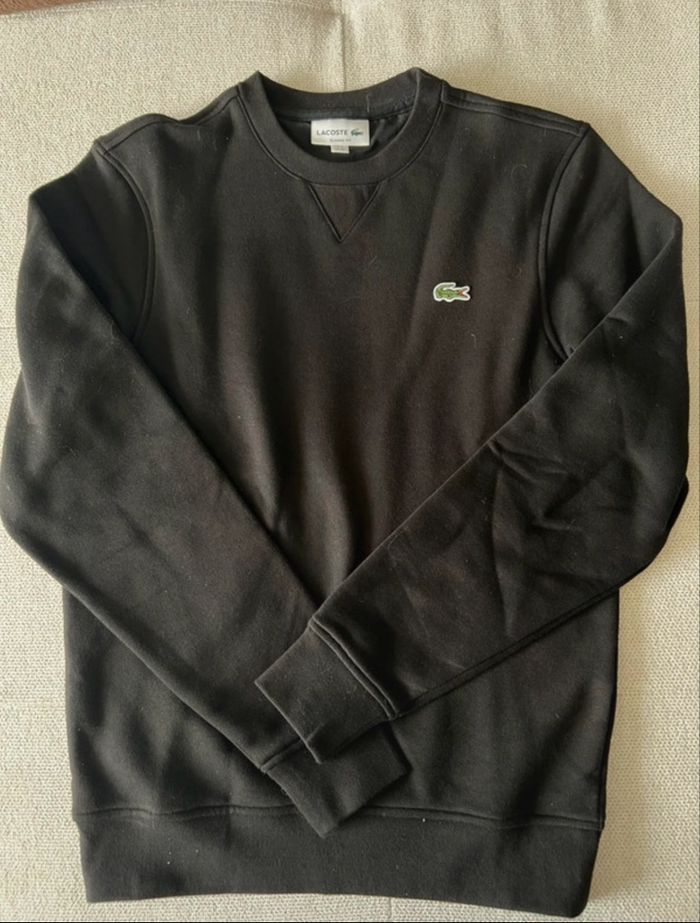 Pull Lacoste Noir - photo numéro 3