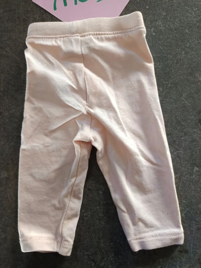 Legging rose pâle 3 mois - photo numéro 3