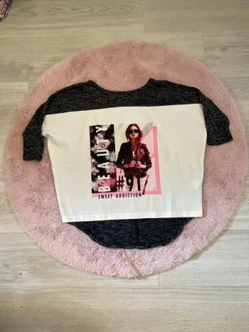 Tee shirt femme ample avec photo