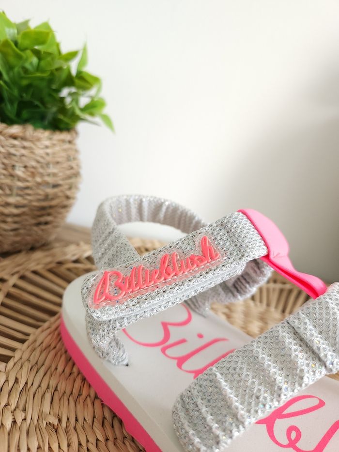 Sandales à bride arrière Argentée/Rose fushia Billieblush Pointure 35 - photo numéro 7