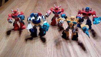 Lot de 5 figurines transformers