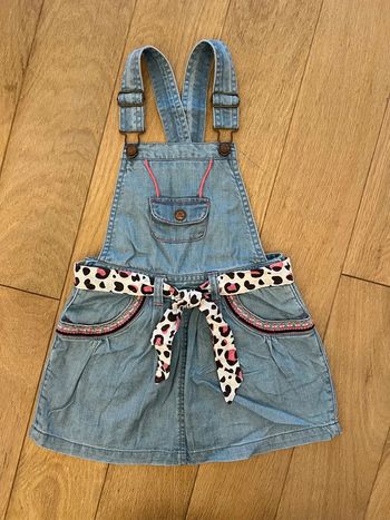 Robe salopette en jean sergent major 6 ans très bon état