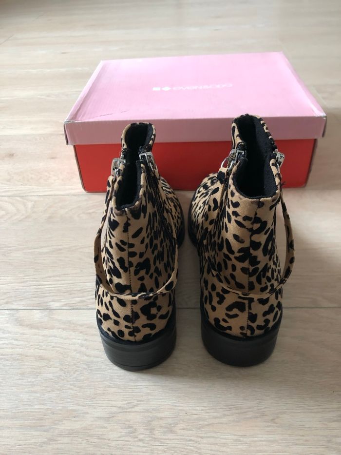 Bottines plates léopard neuves Even&Odd pointure 37 - photo numéro 5