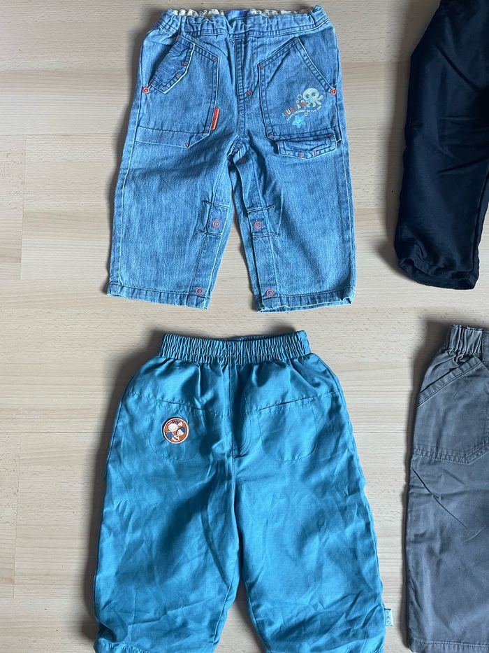 Lot de 4 pantalons taille 12 mois garçon - photo numéro 2