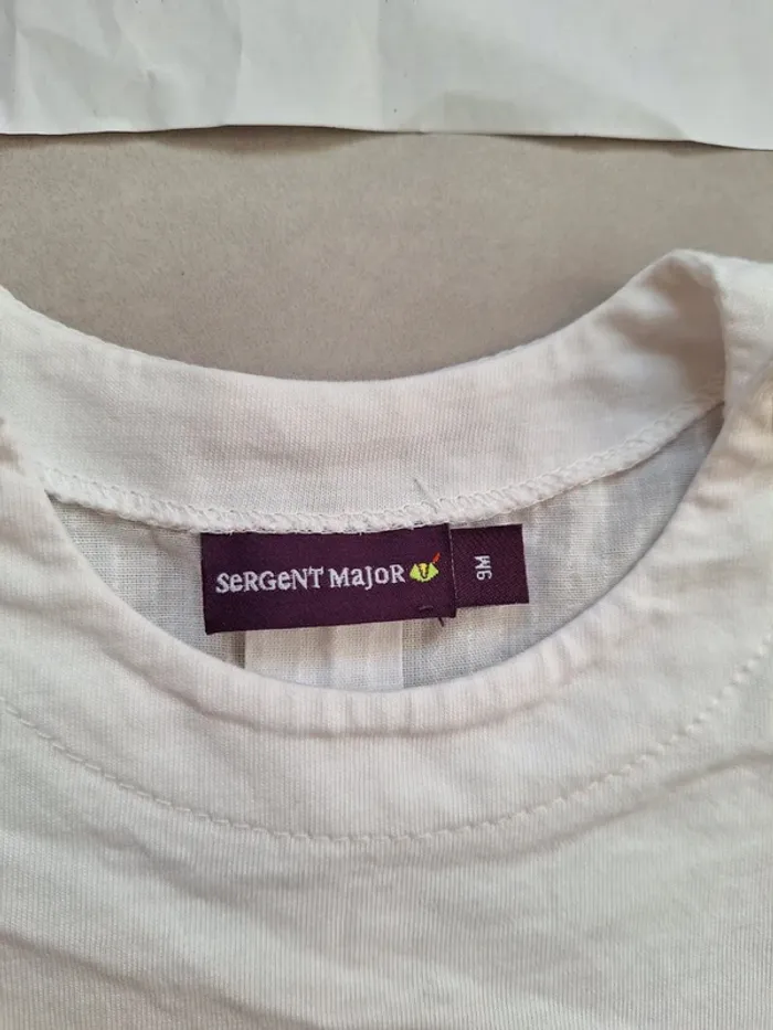 T shirt neuf sergent major 9 mois - photo numéro 2