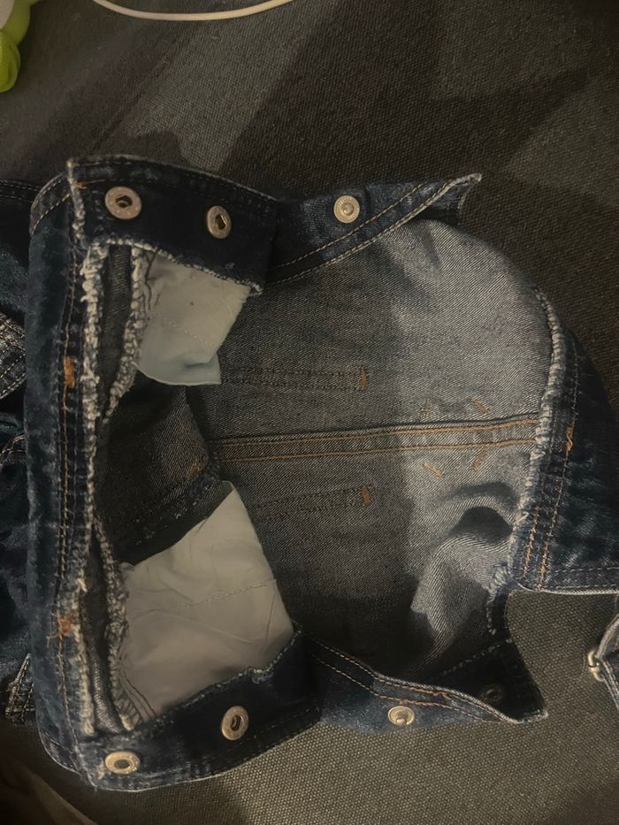 salopette jean dpam 3 mois bébé garçon Denim - photo numéro 4
