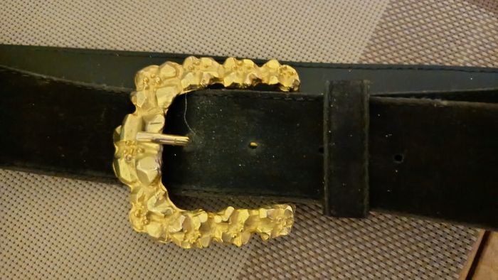 Ceinture boucle florale