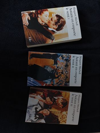 Lot de livres  "autant en emporte le vent"