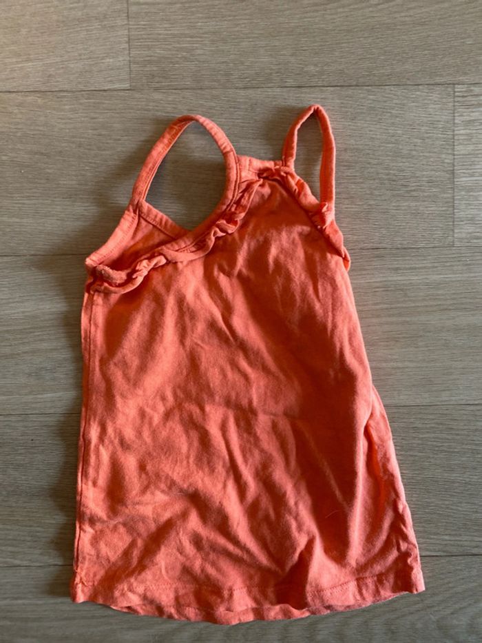 Petit débardeur Kiabi orange pour fille de 5 ans - photo numéro 2