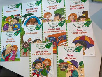 Sami et julie 10 livres milieu de CP