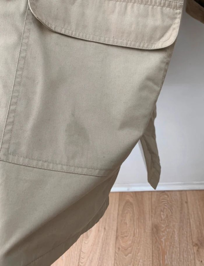 Ancien trench trench-coat Lafayette collection - beige velours sur les manches - photo numéro 10