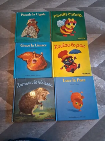 Lot de 6 livres les petites bêtes