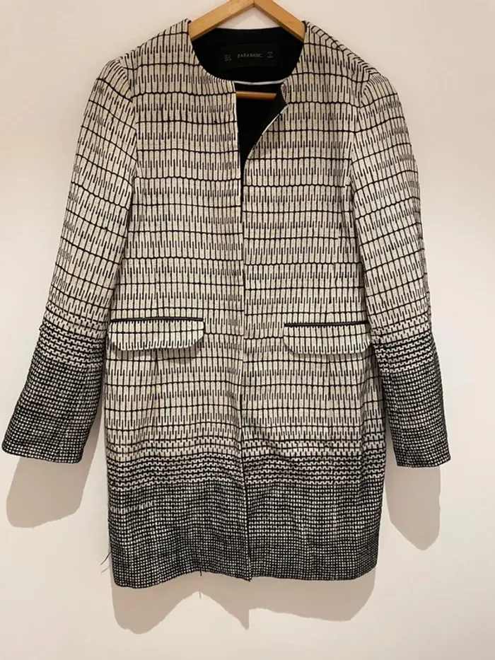 Veste longue Zara