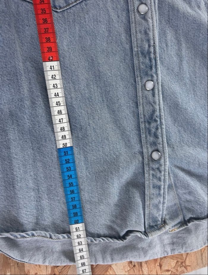 Chemise en jeans bleu H&M taille M - photo numéro 9