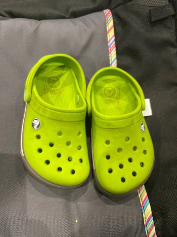 Crocs sabots verts 6/7 (23-24)