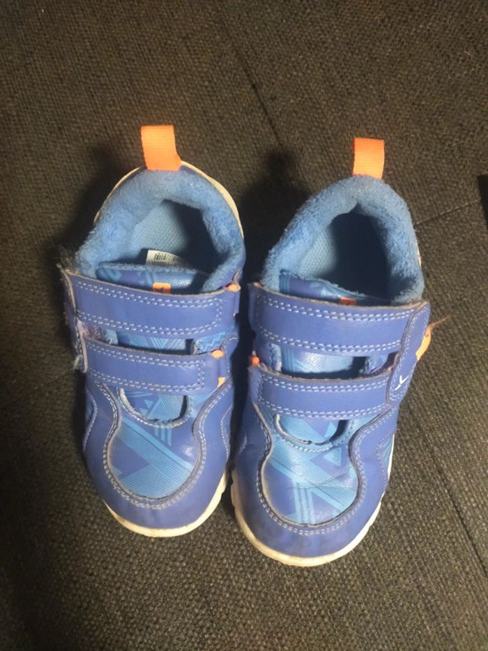 Baskets a velcros Bleu T 26 Domyos decathlon - photo numéro 3