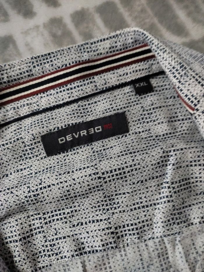 Chemise manches longues noir et blanc Devred xxl 44 - photo numéro 4