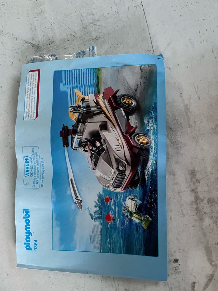 Véhicule amphibie et bandit Playmobil - photo numéro 7