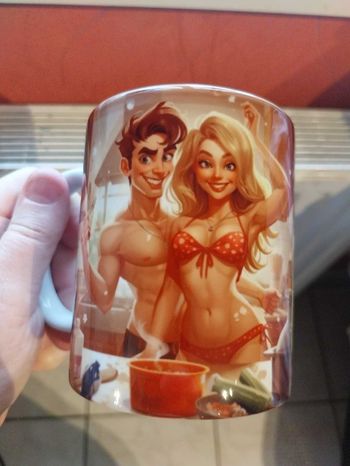 Mug humour l'amour le vrai