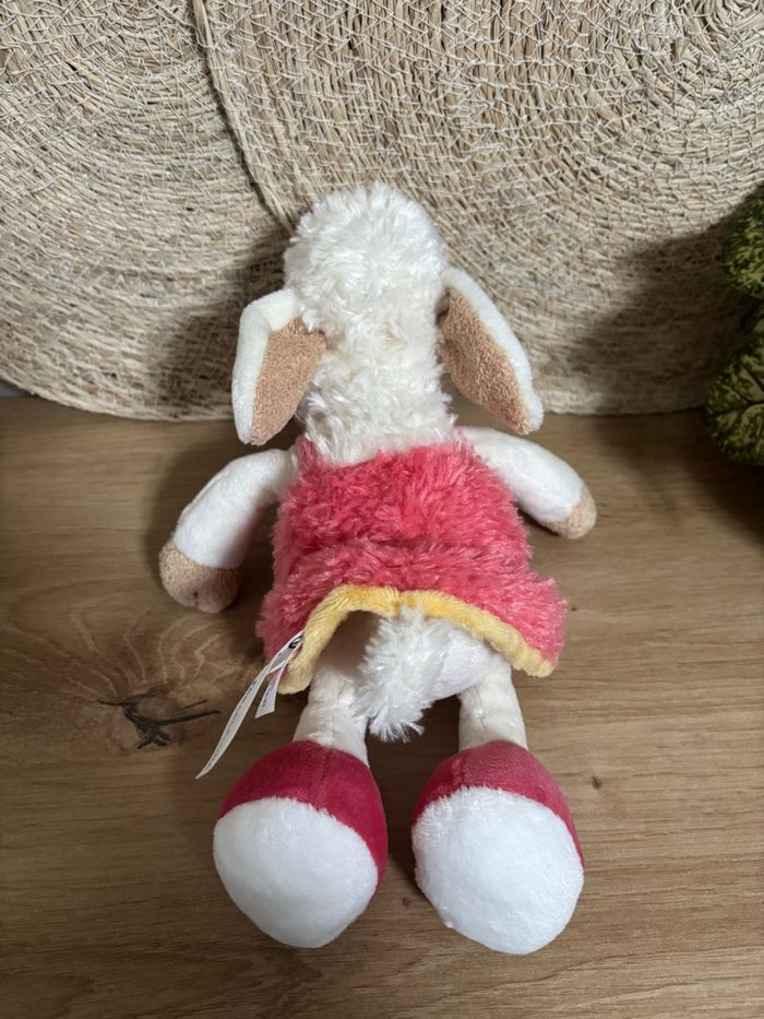 Doudou mouton fille robe rose fc Barcelone nici - photo numéro 2