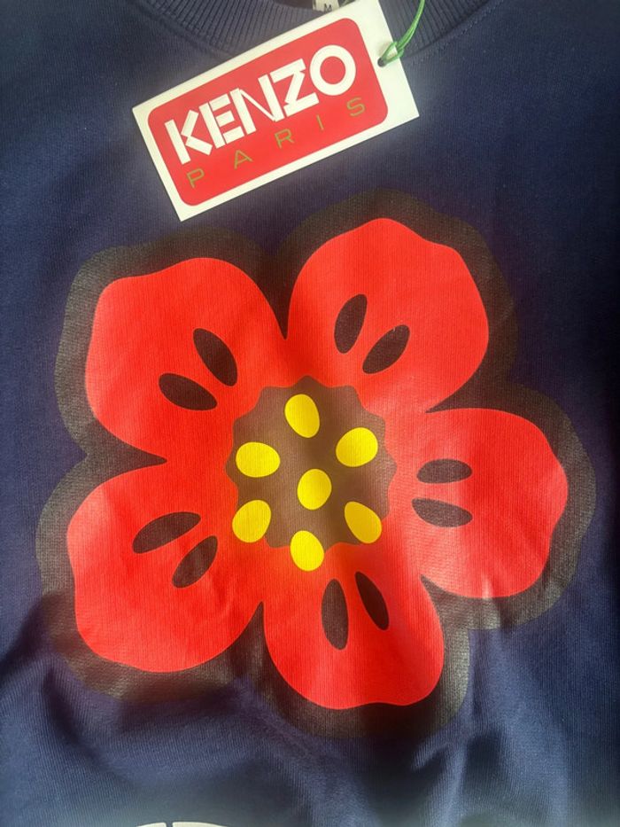 Sweat Kenzo taille M bleu « fleur » - photo numéro 9