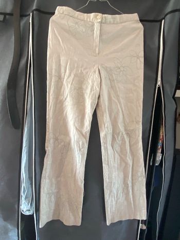 Pantalon vintage fleuri
