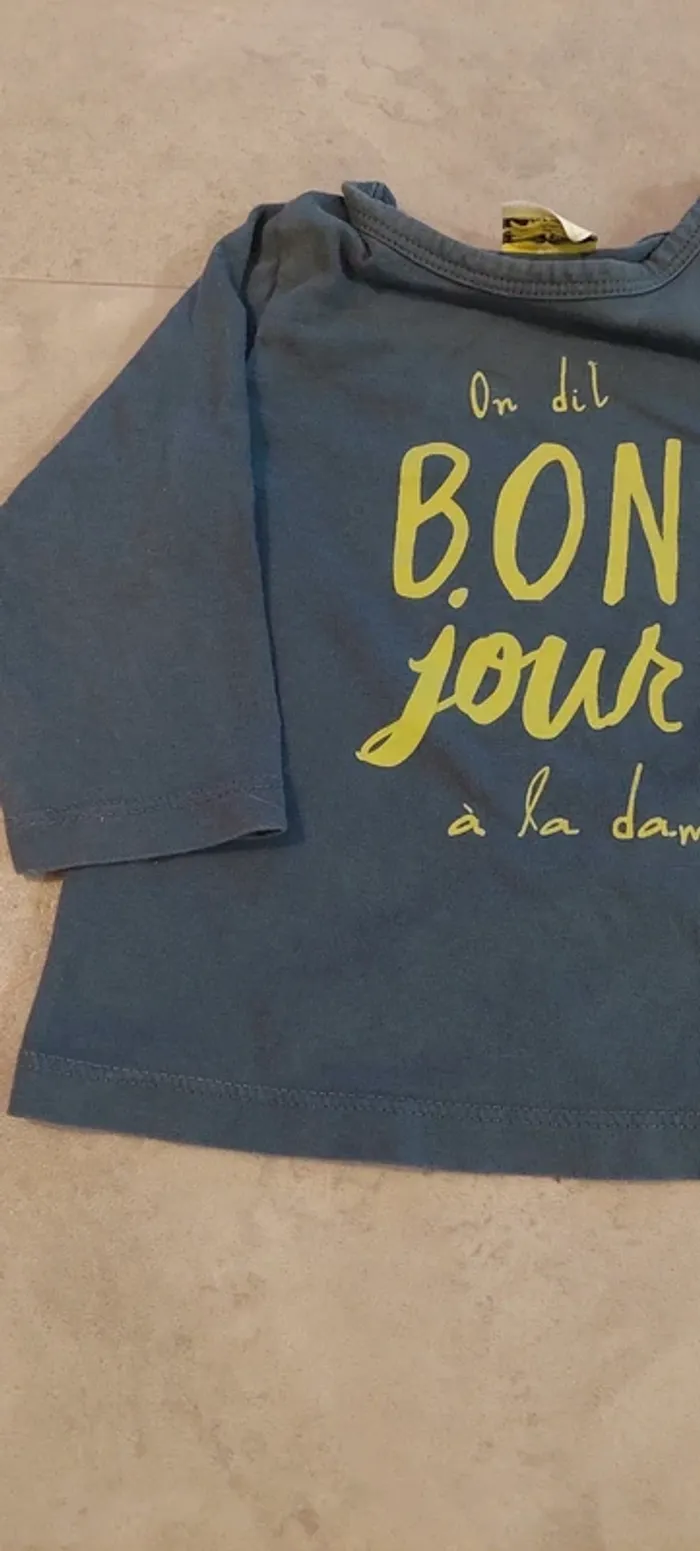 T shirt manches longues tape à l'œil 9 mois - photo numéro 4