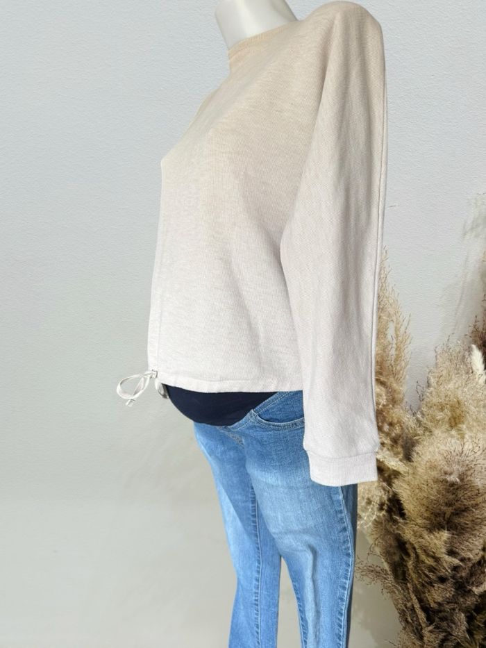 Joli pull de grossesse kiabi T36/S beige clair - photo numéro 2