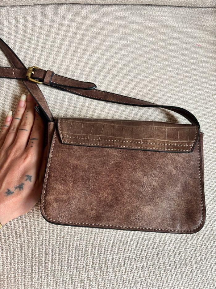 petit sac à main marron - photo numéro 4