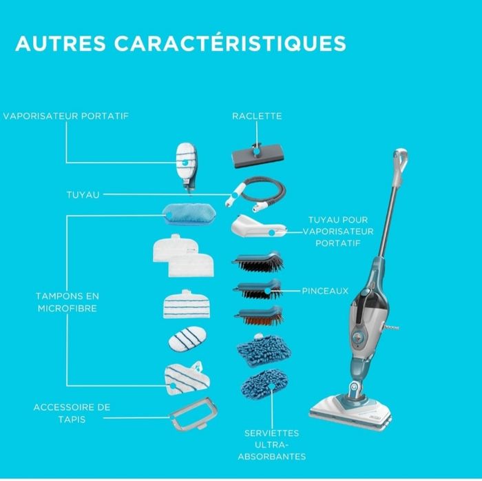 Balai vapeur black & decker - photo numéro 2