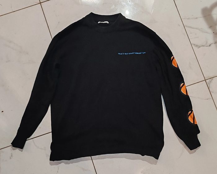 Pull léger homme marque motif basket lot possible