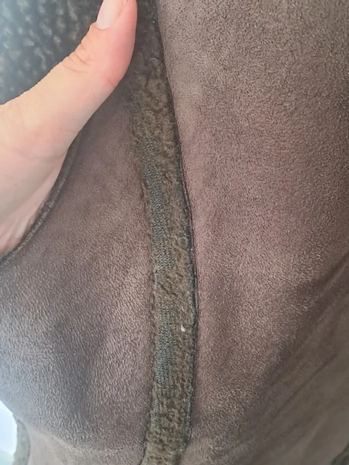 Veste effet Daim manches courtes marron Dorotennis Taille 42/44 - photo numéro 10