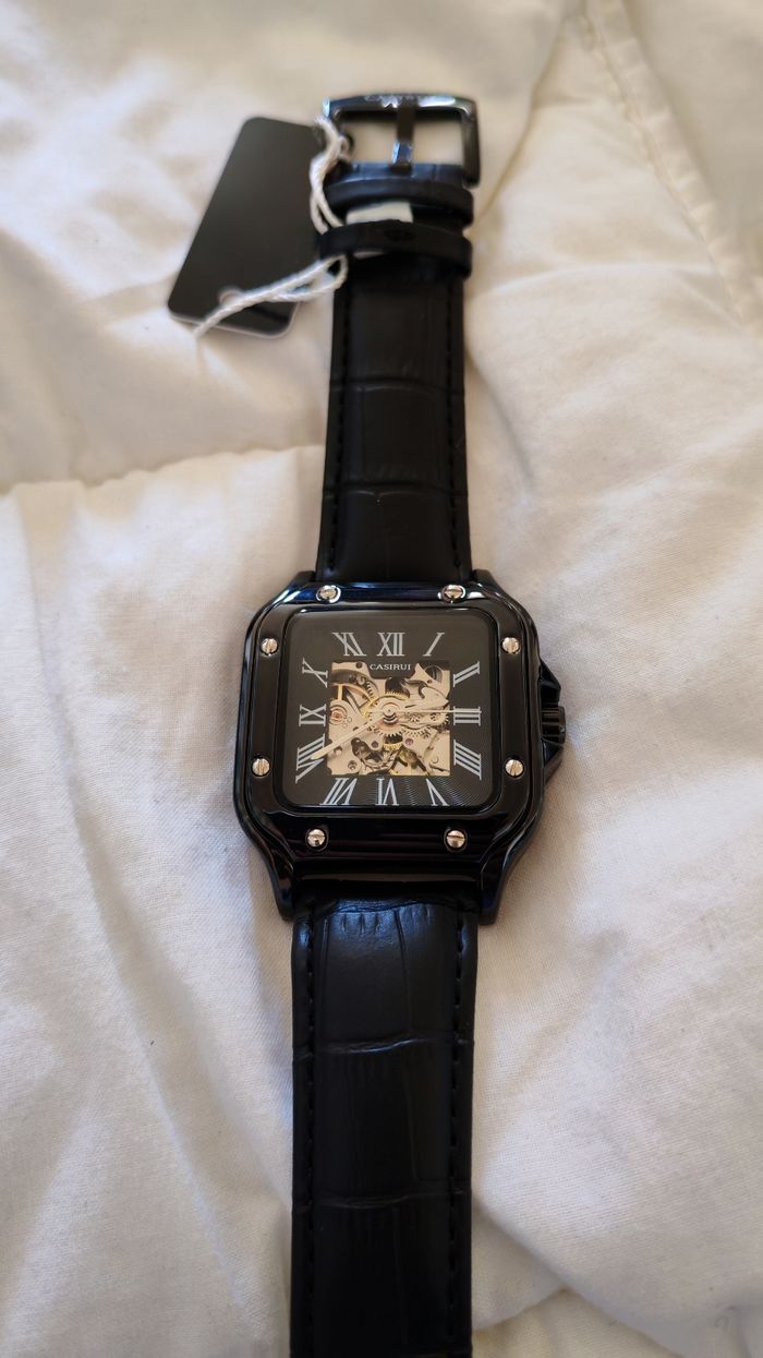 Montre automatique rectangulaire - photo numéro 6