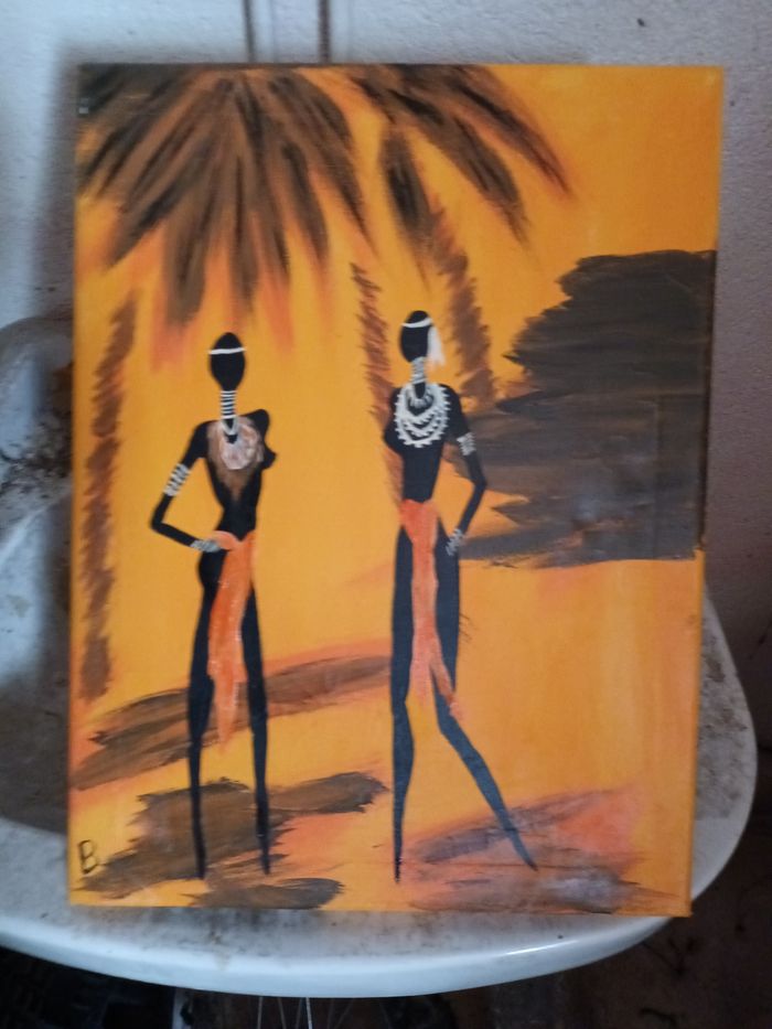 3 tableaux africain - photo numéro 3