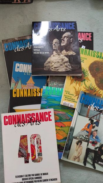 10 magazines connaissance des arts 5€