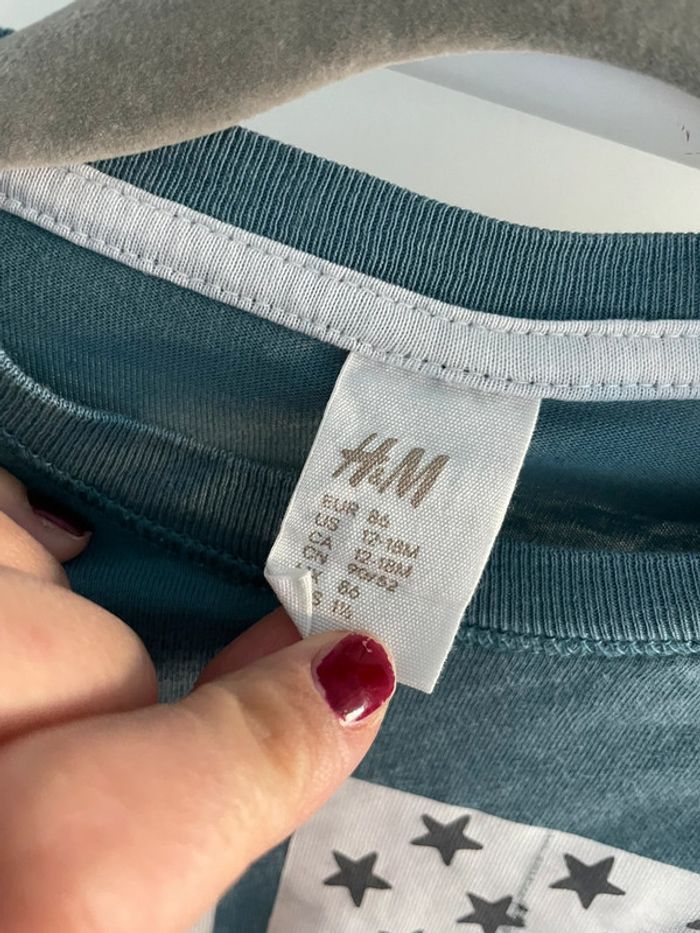 Tee shirt manche longue H&M - 18 mois - photo numéro 3