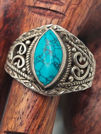 Bague argent vintage 