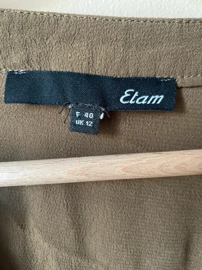 Robe kaki etam - photo numéro 4