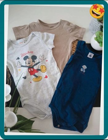 Lot bodies d'été garçon Taille 12 mois🌿🦊